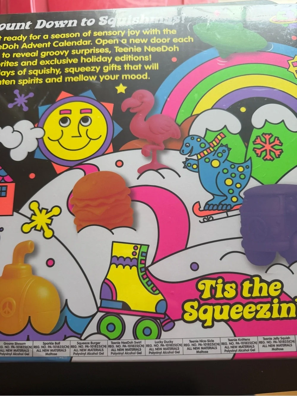 New NeeDoh Schylling 2026 Christmas Countdown Advent Calendar Sealed Box